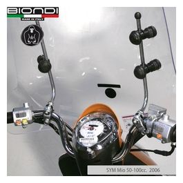 8500986 Kit attacchi parabrezza Peugeot Ludix 50 Base Hon.Zoomer
