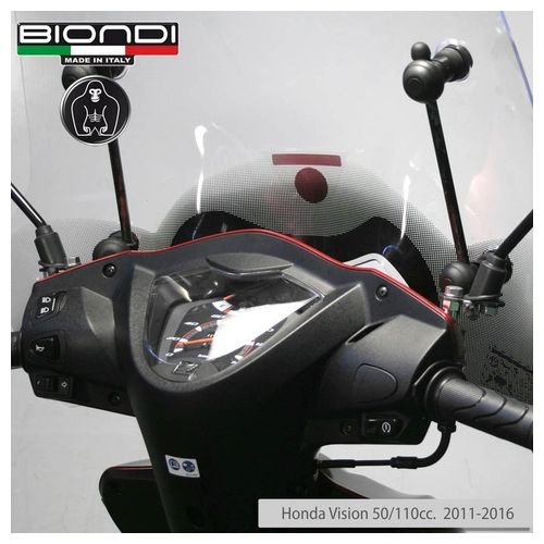 Biondi Kit attacchi parabrezza Honda Vision 50/110 cc. 2011