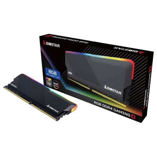 Biostar RGB DDR4 GAMING X Memoria Ram 8Gb 3600 MHz
