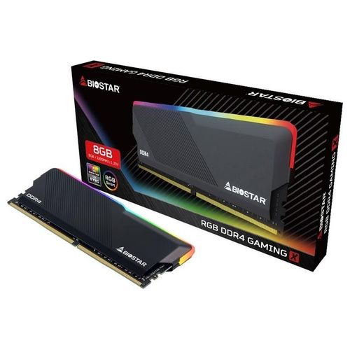 Biostar RGB DDR4 GAMING X Memoria Ram 8Gb 3200 MHz