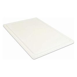 Tagliere Bar con Scanalature Bianco 35x25x1.5cm