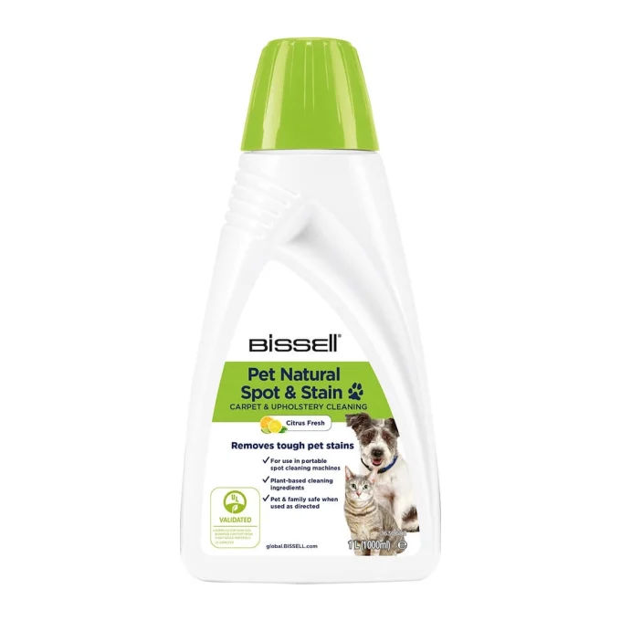 Bissell 8135 3370 Detergente Pet Natural SpoteStain per Tappeti 1 Litro