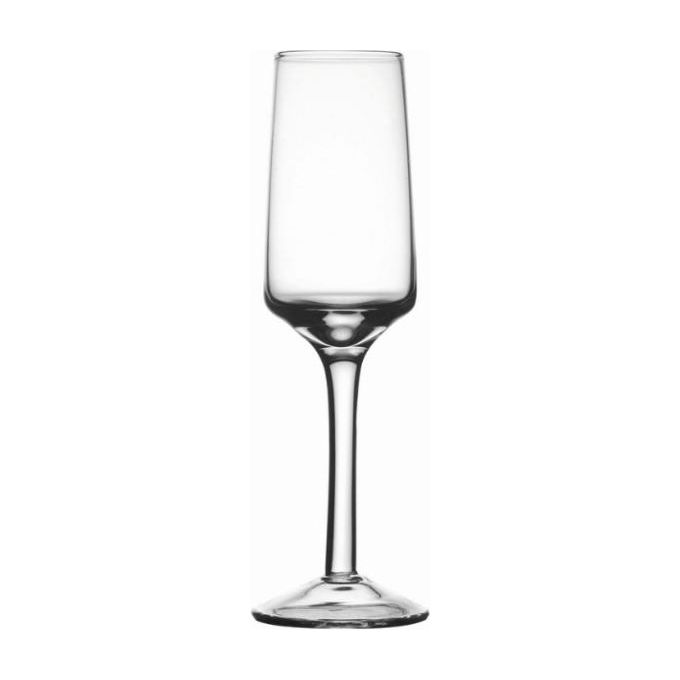 Bitossi Home 6 Flute champagne in vetro soffiato trasparente H23 Diam 6,5