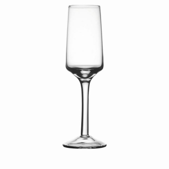 Bitossi Home 6 Flute champagne in vetro soffiato trasparente H23 Diam 6,5