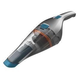 Black+Decker NVC215WA-Q Dustbuster Aspirabriciole Capacita' 0,385 L Tecnologia Litio 7,2 V 10,8 Wh con Accessori Argento/Blu