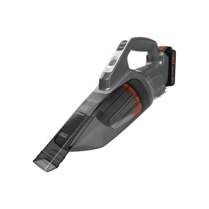 Black+Decker BCHV001C1 Aspirabriciole senza Sacchetto Nero-Grigio-Arancione