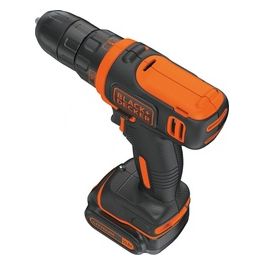 Black+Decker Trapano Avvitatore 18V Litio Velocità Variabile Compatto e Potente per Uso Domestico e Professionale