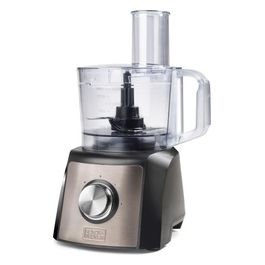 Black+Decker BXFPA1200E Robot da Cucina 1.5 Litri 1200W Inox