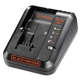 Black+Decker Caricabatterie Rapido Compatibile Batterie da 14,4-18V Litio