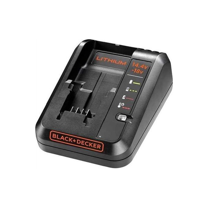Black+Decker Caricabatterie Rapido Compatibile Batterie da 14,4-18V Litio