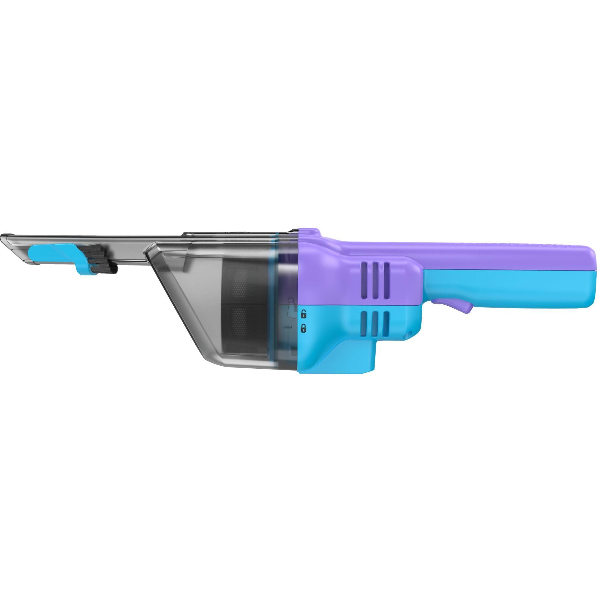 Black and Decker Mini Aspirapolvere Viola e Azzurro