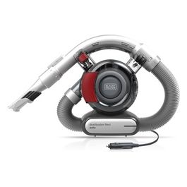 Black+Decker PD1200AV-XJ Dustbuster Flexi Aspirapolvere per Auto  0,56 L 12 V Tecnologia Ciclonica Grigio/Rosso
