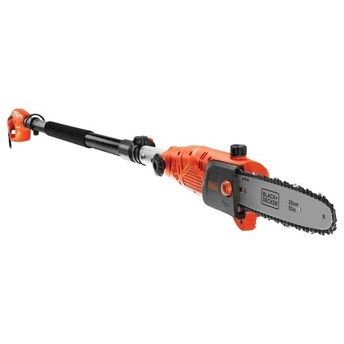 Black+Decker Sega Potatrice A Filo 800W con Barra da 25cm e Asta Regolabile fino a 2,7m per un Giardinaggio Efficiente e Maneggevole