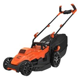 Black+Decker Tosaerba Elettrico 1400W Lama 34cm con Telaio Polypropilene e Impugnatura Bike