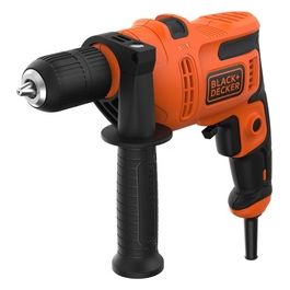 Black+Decker Trapano Elettrico a Percussione 500W Reversibile Mandrino Autoserrante