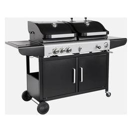 Black+Decker Barbeque Gas 3 Bruciatori e 1 Laterale