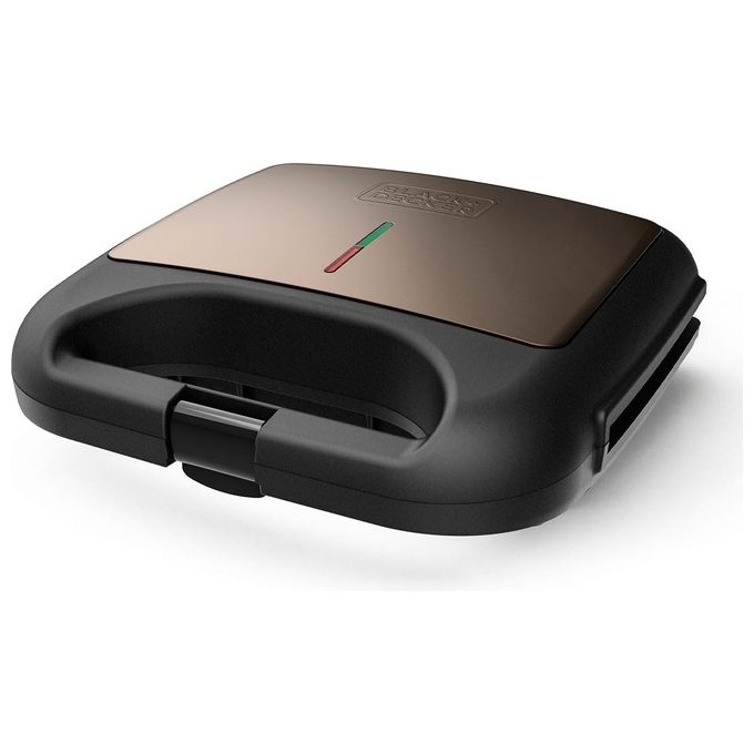 Image of nero e Decker BXSA752 Tostiera 750W piastre grill antiaderenti