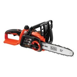 Black & decker Elettrosega per Potatura a Batteria Litio Ricaricabile 18 v 2,0 ah Barra cm 25