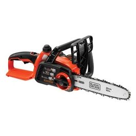 Black+Decker Elettrosega per Potatura a Batteria Litio Ricaricabile 18 v 2,0 ah Barra cm 25