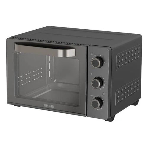Black+decker BXOV3000E Forno Elettrico 30 L 1500W Ventilato Grill Girarrosto Timer 90min colore Grigio