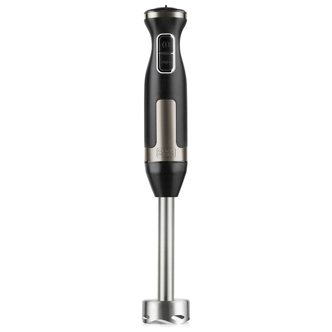 Black+Decker Frullatore ad Immersione 1500W Nero Acciaio Inox