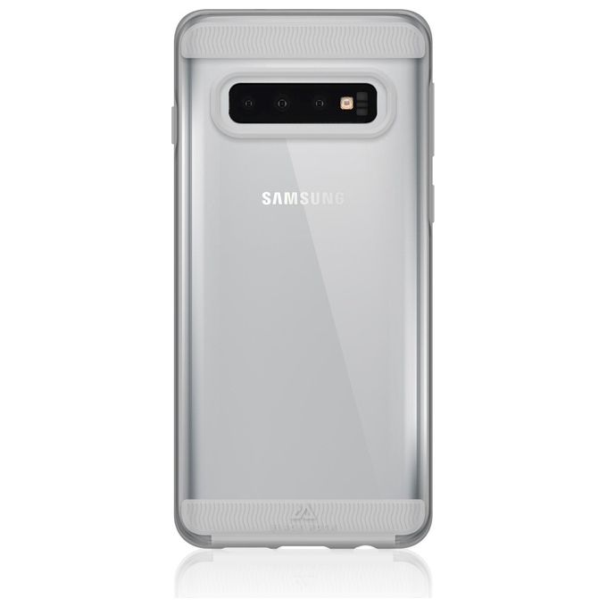 Black Rock Air Robust Cover per Samsung Galaxy S10 Grigio/Trasparente