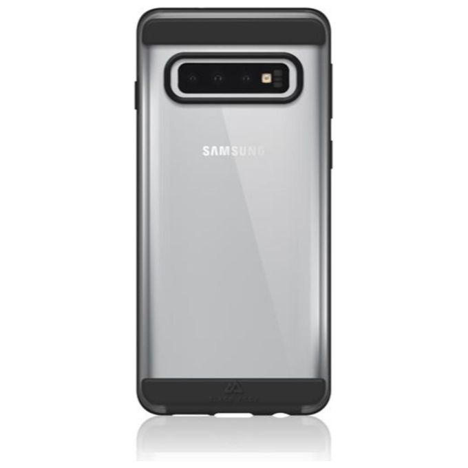 Black Rock Air Robust Cover per Samsung Galaxy S10 Grigio/Trasparente