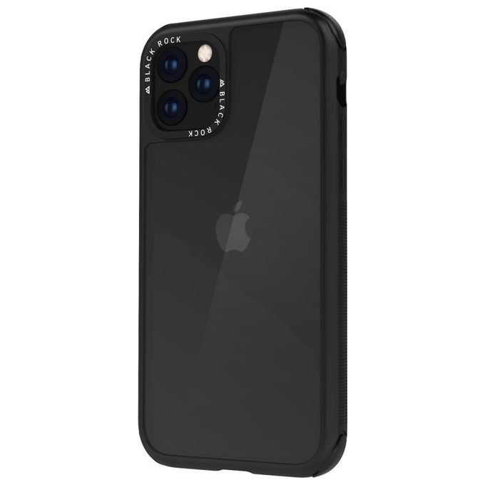 Black Rock Robust Cover per iPhone 11 Nero-Trasparente