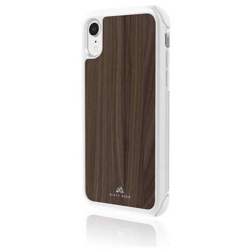 Black Rock Robust Cover Real Wood per iPhone XR