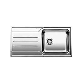 1618489 Median Xl 6 S-IF Lavello Inox Spazzolata da Incasso Gocciolatoio a Sinistra 1 Vasca 100x50cm