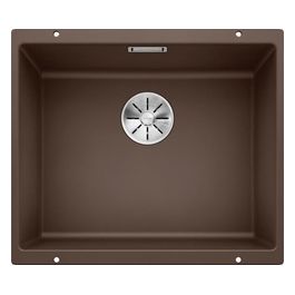 SUBLINE 500-U Subline Lavello sottotop cm. 53 x 46 silgranit caffè