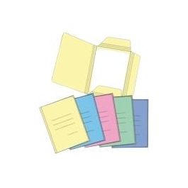 Confezione 10 Cartelline Cartex 3 Lembi Assortiti Pastello