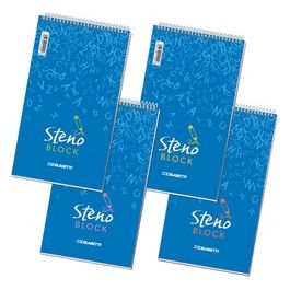 Confezione 10 Pezzi Blocco Stenografia Colori Assortiti