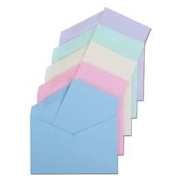 Confezione 100 Busta con Biglietto Formato 9 Celeste