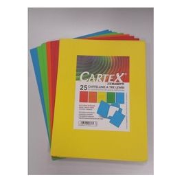Blasetti Confezione 25 cartelline Cartex 3l Giallo