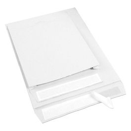 Confezione 250 Buste Sacco Bianco con Soffietto