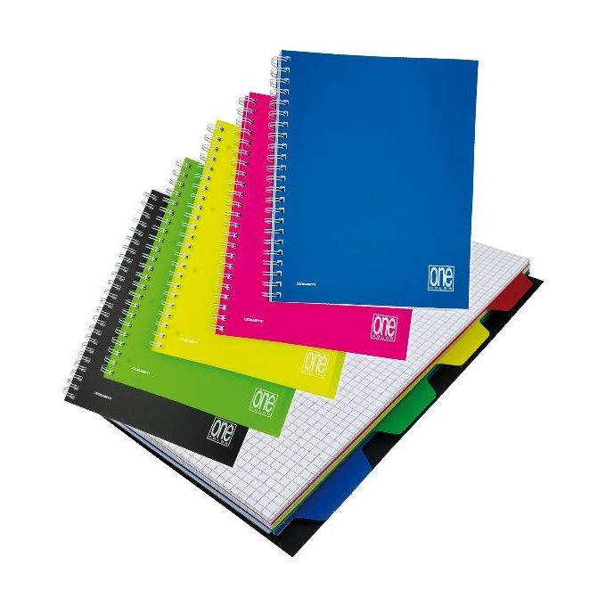 Blasetti Confezione 3 Quaderni Spiralati 4 Divisori Ppl A4 1R