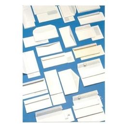 Confezione 500 Buste Bianco Commerciale 11x23cm 90gr