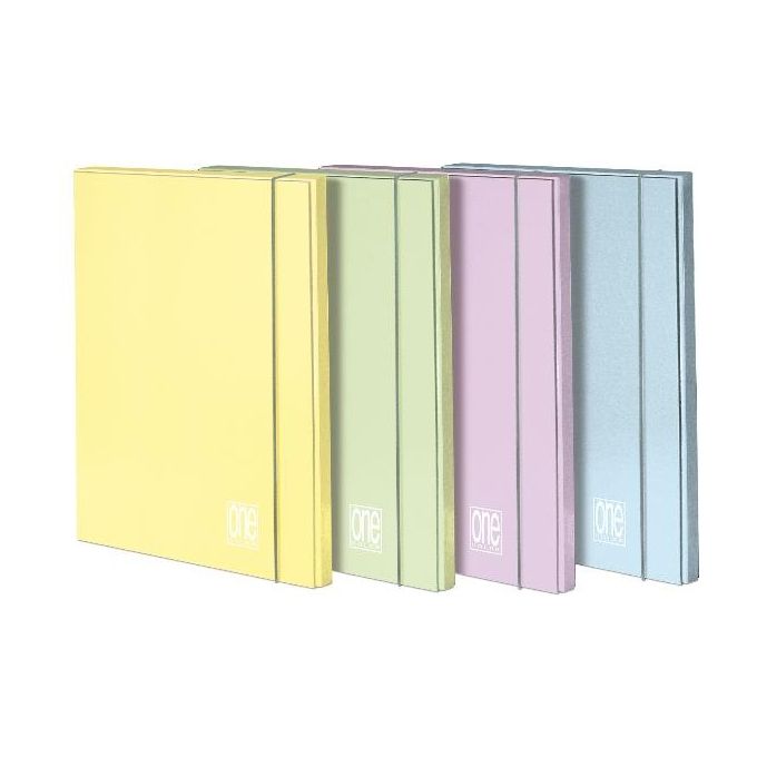 Blasetti Confezione 6 Cartellette OneColor Pastello A4 Assortite