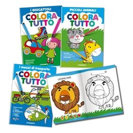 Confezione Album 6 Colora Tutto Linea 1