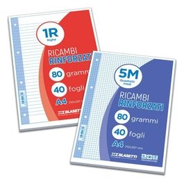 Ricambi A4 Righe 4f 40 Fogli