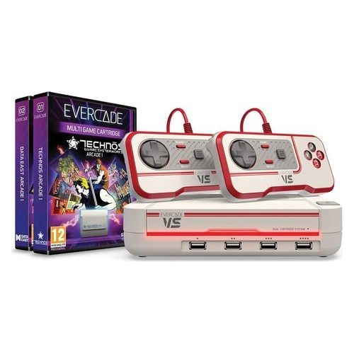 Blaze Entertainment Console Videogioco Evercade VS Premium 2 Controller con 2 Cartucce