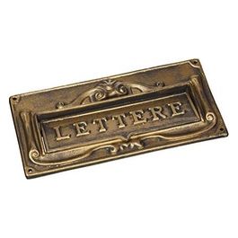 Blinky Buca per Lettere in Alu-Zinco e Bronzo 300x140mm
