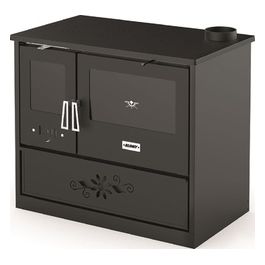 Blinky Cucina a Legna con Forno Fiorella Porta Vetro Antracite