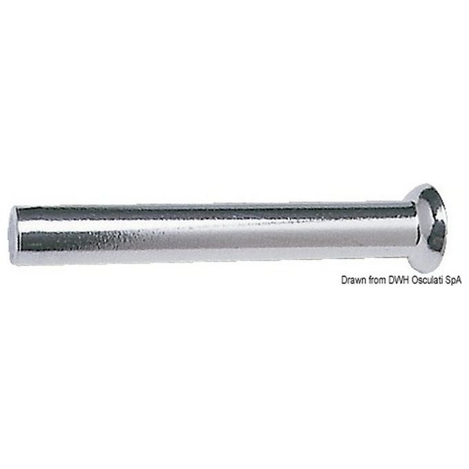 Blue wave Terminale inox, testa diametro 8 mm