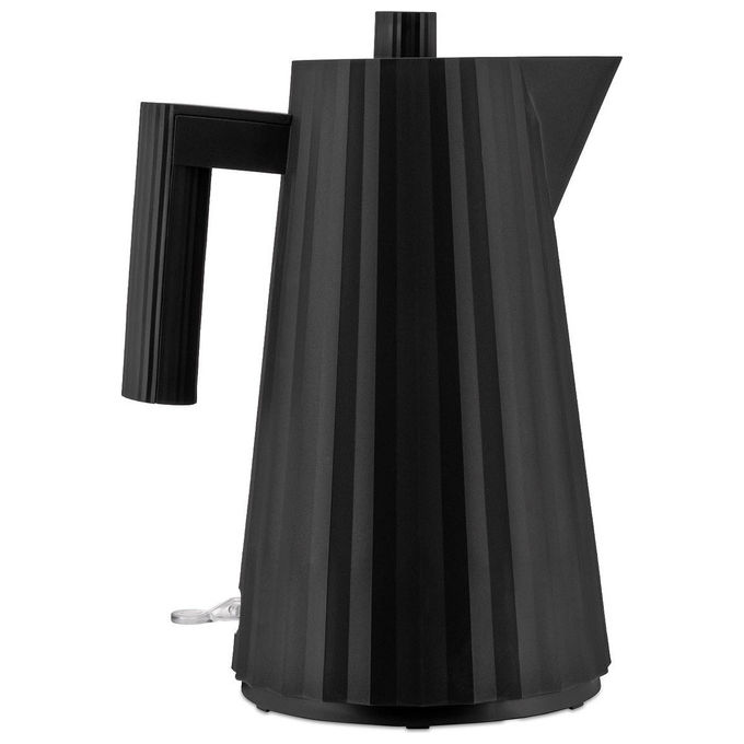 Alessi MDL06B Plissé Bollitore Elettrico 1.7 L 2400 W Filtro anti-calcare Spegnimento automatico Protezione surriscaldamento colore Nero