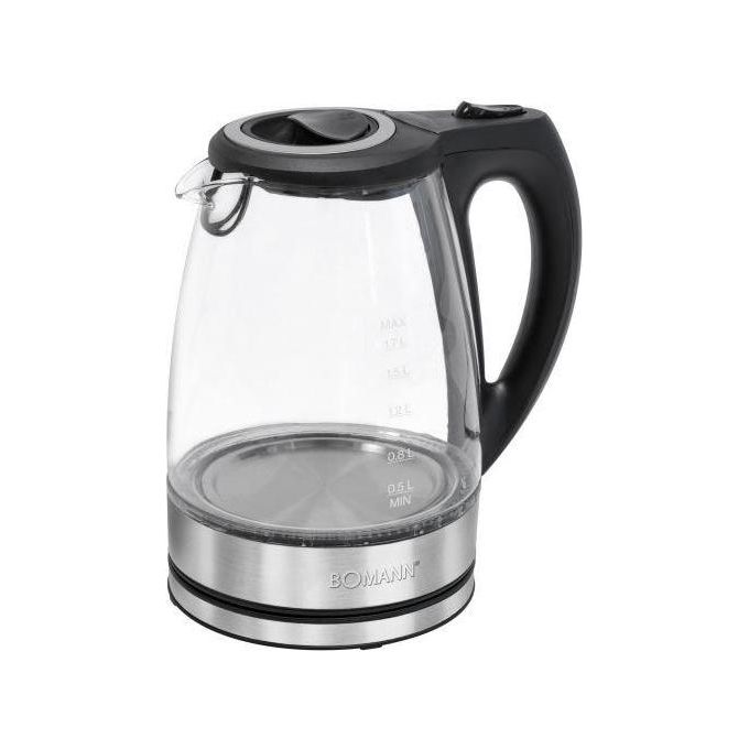 Bomann WKS 6032 G CB Bollitore Elettrico 1,7 Litri Trasparente 2200W