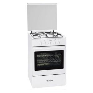 Bompani BO710XG/N Cucina 55x55cm con Piano Gas Forno Gas e Grill Elettrico Bianco