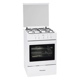 Bompani BO710XG/N Cucina 55x55cm con Piano Gas Forno Gas e Grill Elettrico Bianco