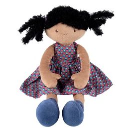 Bonnika Leota Capelli Neri e Vestito Viola 42cm